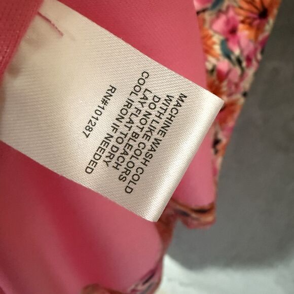 NWT Alexia Admor Dress 4 Strapless Pink Floral Slit Spring Feminine Bloomcore - Picture 13 of 14